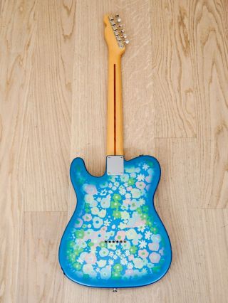2001 Fender Blue Flower Telecaster ' 69 Vintage Reissue Japan,  USA Pickups & Case 3