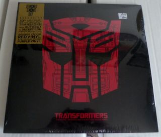 Transformers The Movie Soundtrack 12 " 2 Lp Colored Vinyl Rsd 2015