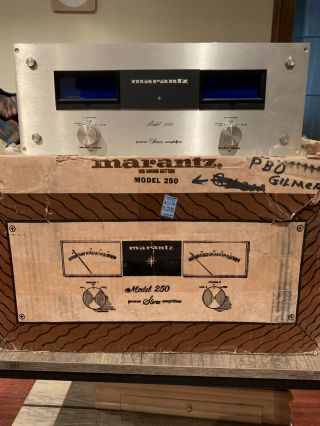 Marantz Model 250 Stereo Power Amplifier - Vintage - Audiophile Minty Re Capped