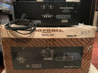 Marantz Model 250 Stereo Power Amplifier - Vintage - Audiophile Minty Re Capped 3