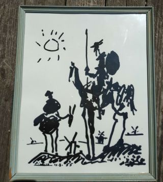 1955 Pablo Picasso Don Quixote Lithograph