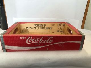 Vintage Coca Cola Coke Wooden Soda Bottle Case Crate Box Fresh Barn Find