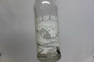 City Of Parks Soda Bottle,  Merrill,  Wisconsin 1959