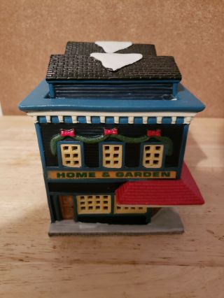 Lemax Jukebox Junction Porcelain Lighted House - Mr C ' s Paint & Hardware - 1998 2