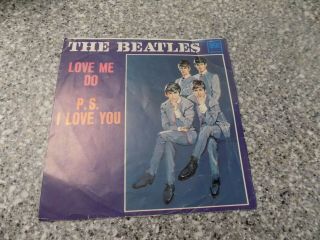 The Beatles ‎– Love Me Do / P.  S.  I Love You - Tollie ‎– Picture Sleeve