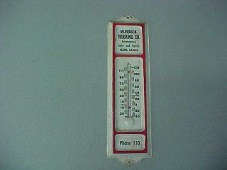 Vintage Murdock Trucking Co.  Ih Thermometer (international Sales & Service)