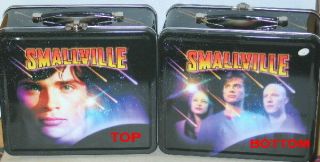 Smallville Tv Show Illustrated Large Metal Lunchbox 2003,