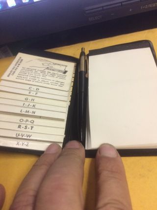 Vintage Mid - Century Pocket Sized Memo Pad Address Book Notebook