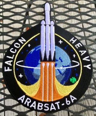 Spacex Falcon Heavy Patch Arabsat 6 - A.  4”