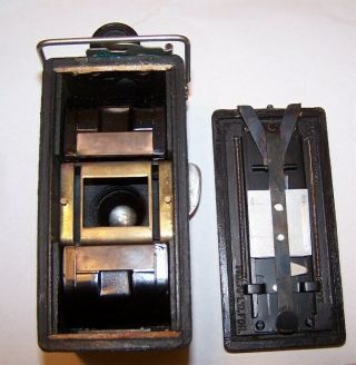 Vintage 1927 Ansco Memo 35mm Half Frame Camera with Two Cassettes 2