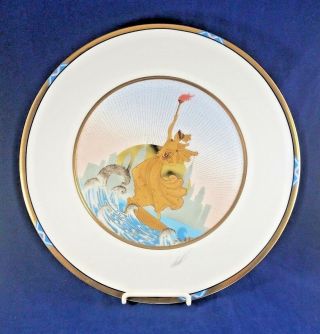 Erte Sevenarts Limited Statue Of Liberty 12 5/8 " Collector Plate