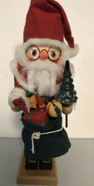 Santa Claus Nutcracker Vintage Style 10 " Wooden Xmas Holiday