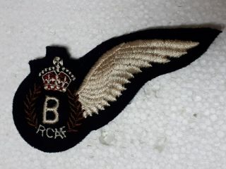 Rcaf Padded Bombardier Wing Royal Canadian Air Force