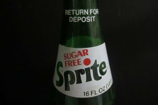 Vintage Acl Soda Bottle; Sugar Sprite / 16 Oz.  / Sequoia Nat 