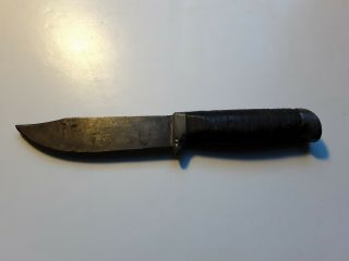 Vintage Homemade Ww2 Us Serviceman Trench Knife