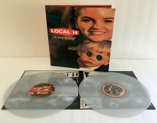 Local H As Good As Dead Double Lp Clear Vinyl Record,  Only 500 Pressed Ltd.  Ed.
