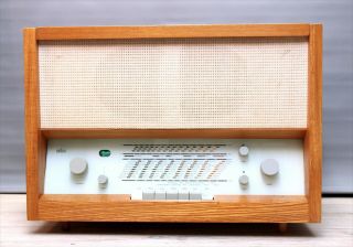 Restored Braun Ts2 Vintage Tube Radio Rc61 Dieter Rams Art Deco Mid Century