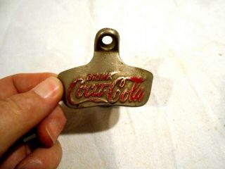 Vintage Starr X Coca Cola Cast Iron Bottle Opener Date Pat 1925 Usa