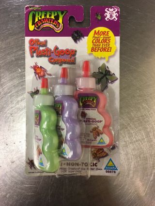 2001 Plasti - Goop Thingmaker Creepy Crawlers 3 Different Colors Rare