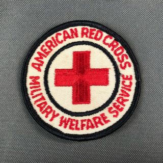Ww2 American Red Cross Military Welfare Service Ssi Patch 896u