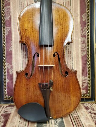 Old Vintage Germany Violin Labeled,  Unknown Violin Maker,  4/4 Size,  Magic Sound
