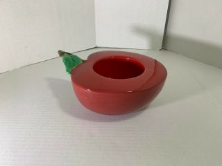Life Savers Hand Painted Red Apple Candy Dish 23367 Collectible Gift Bowl