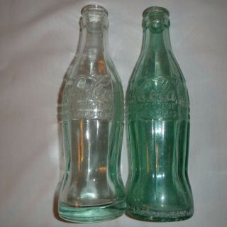 Coca - Cola Coke 2 Bottles Nov16 1915 & Dec25 1923 Newbern & Hillsboro Nc
