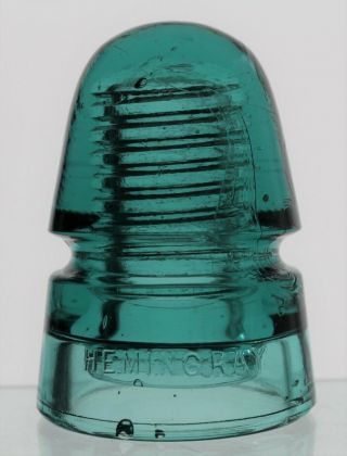 Aqua Cd 145 Hemingray Double Petticoat Beehive Glass Insulator