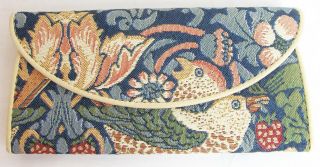 Tapestry Strawberry Thief Bird design Envelope Wallet Purse Signare 2