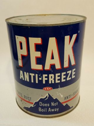 Peak Anti - Freeze 1 Gallon Can (not Oil)