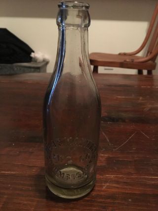 Vintage Bottle The Jf Makinney’s Mfc Co Soda Bottle Columbus Kansas