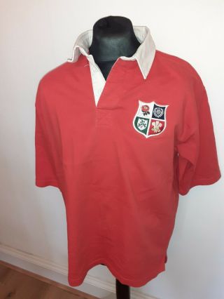Vintage British Lions Rugby Shirt Xl