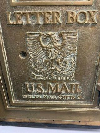 Vintage Cutler Chute Letter Box 2