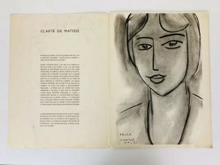 Henri Matisse DERRIERE LE MIROIR No 46 with 9 Lithographs 1952 Mourlot 3