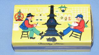 Ohio Blue Tip Matches - 1955 Box The Country Store Woodstove -