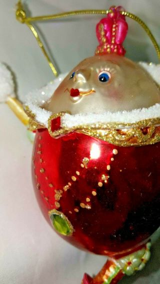 vintage Humpty Dumpty Christmas Ornament in old king kole radko? 2