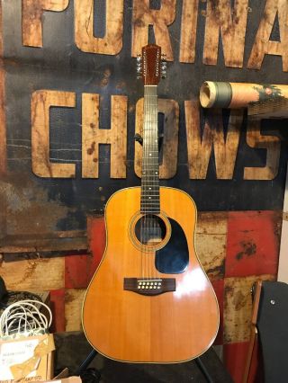 Vintage 1970’s Loprinzi Lm15 12 String Acoustic Guitar.  Made In Usa.
