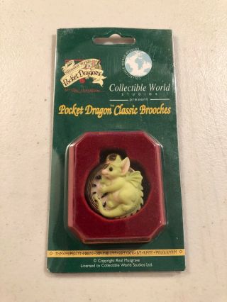 Pocket Dragon Classic Brooches “time For You Brooch”