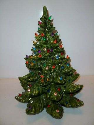 19 - 20 Inch Ceramic Christmas Tree