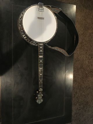 Vintage 1925 B&d Bacon Day Silver Bell 4 String No.  1 Tenor Banjo With Hard Case