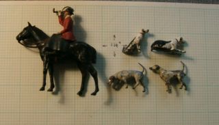 Sp5,  Britains,  Fox Hunting,  Horse,  Rider,  Hounds,
