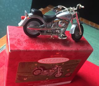 Hallmark Keepsake Ornament - 1990 Harley - Davidson Fat Boy Motorcycle