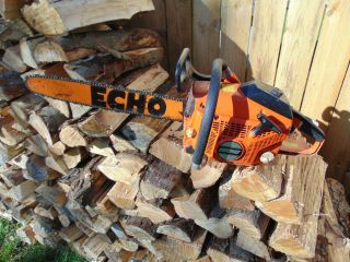 Vintage Echo Model 5500 Chainsaw With 20 " Bar Parts Runs