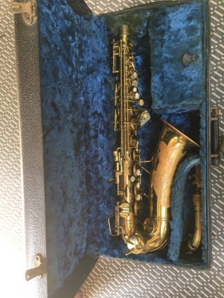 Vintage 1946 Conn 6m Naked Lady Alto Saxophone - Lacquer