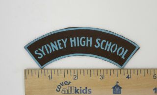 Australian Army Cadet Shoulder Flash Patch Post Ww2 Vintage Sydney High School