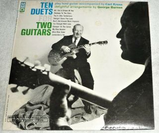 Vinyl Lp / Ten Duets For Two Guitars / Lead Guitar Carl Kress / Mmo 4011 / Jazz
