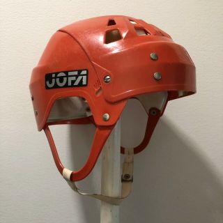 Jofa Hockey Helmet 23551 Gretzky Style Red Okey Classic Vintage