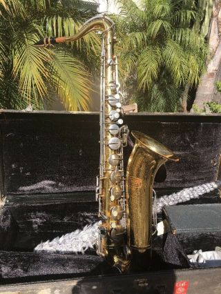Vintage Bundy Selmer Tenor Saxophone Estate Find