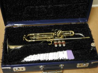 Vintage King H.  N.  White 20 Symphony Silversonic Trumpet
