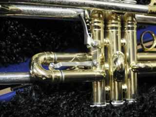 Vintage King H.  N.  White 20 Symphony Silversonic Trumpet 3